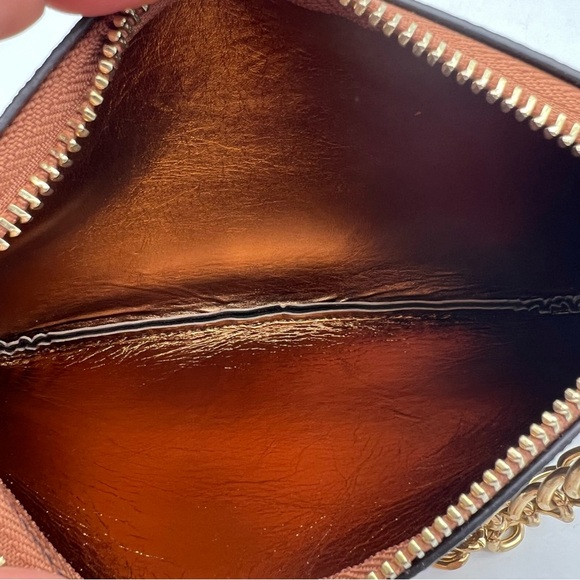 Michael Kors Saffiano Leather Logo Belt Bag Waist Wallet Brown NWOT Size Small - Picture 5 of 10